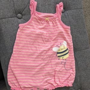 6 months * Baby * Little Bee One Piece * Pink * Carter's Romper